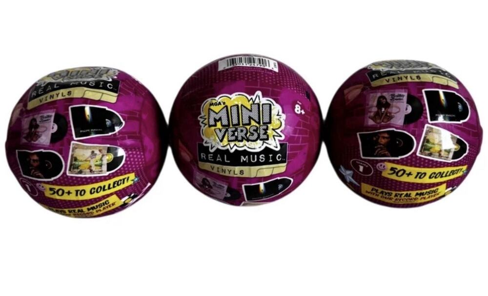 [Lot of 3] Mini Verse Vinyl Series 1 MGA Really Works 4pk Mini Vinyl (12 total)